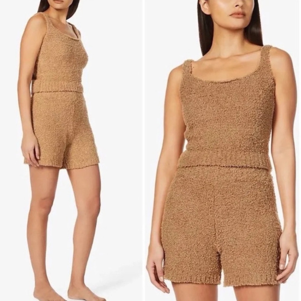 SKIMS Soft Gray Women's Loungewear Set